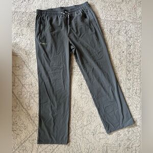 NWT Pudolla Outdoor Nylon Pants Sz XL Grey Elastic Waist Lightweight Athletic